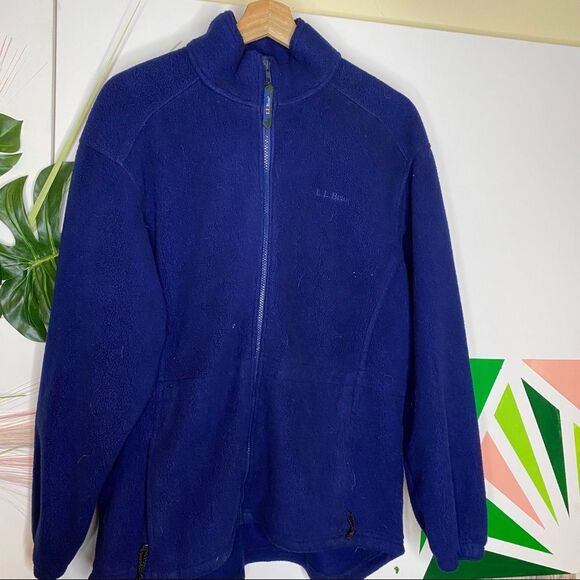 L.L Bean Vintage Zip Up Fleece Size M - Picture 1 of 7